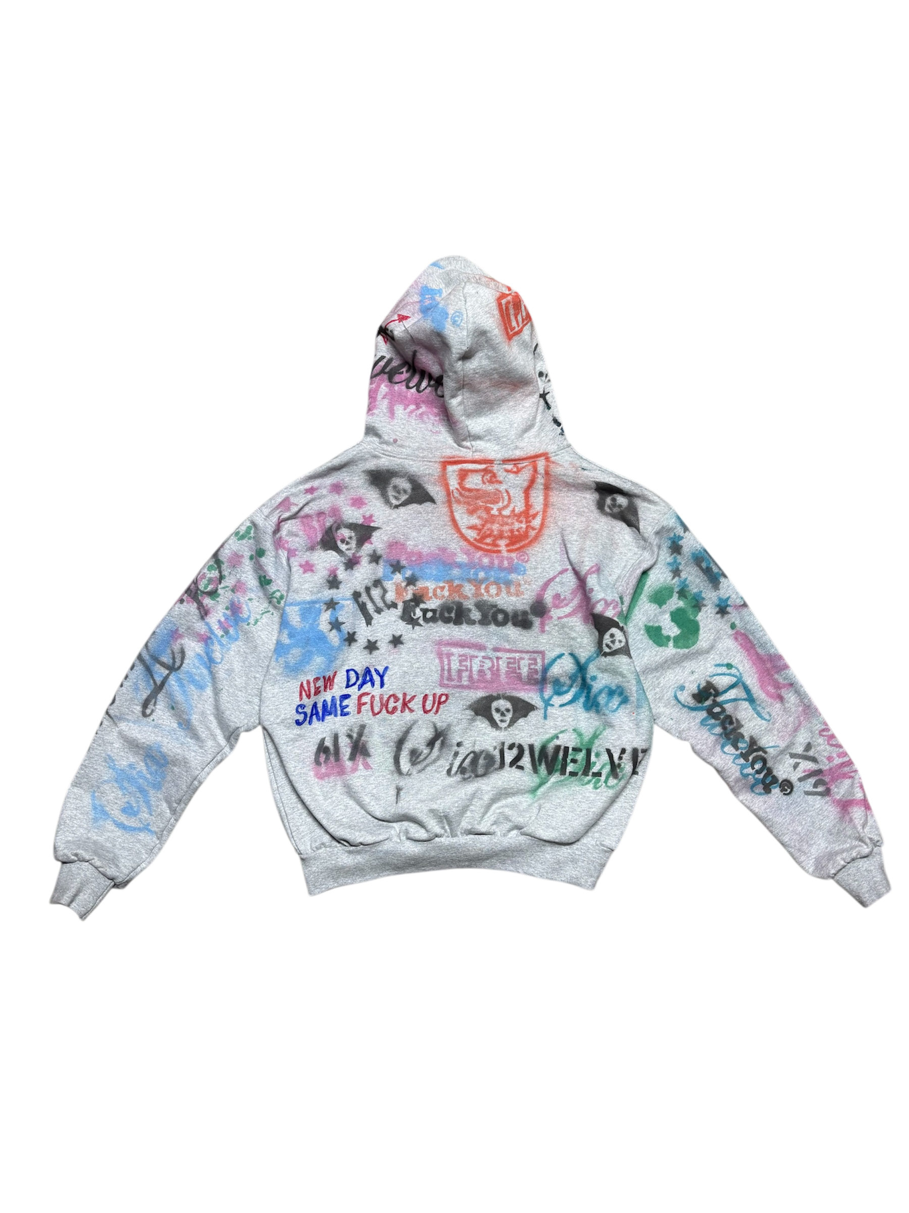 612 x Lonliwu Graffiti Hoodie